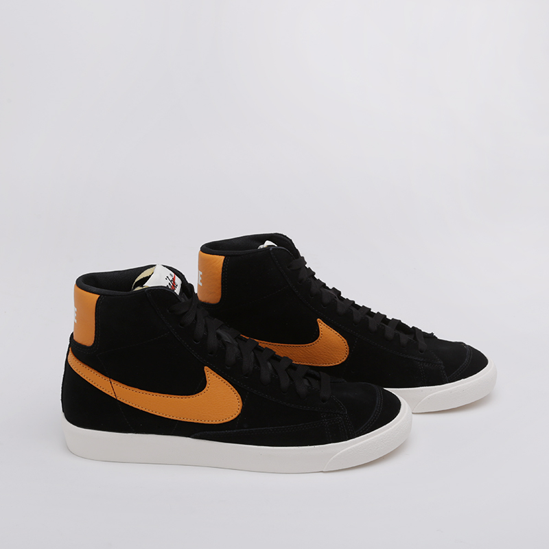 мужские черные кроссовки Nike Blazer 77 CJ9693-001 - цена, описание, фото 1
