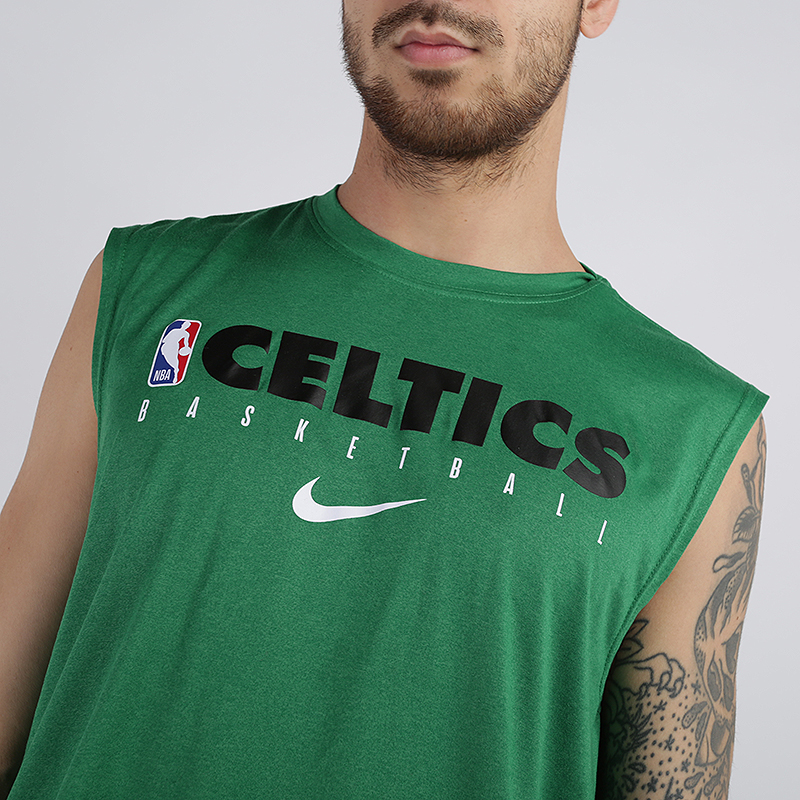 мужская зеленая майка Nike Boston Celtics AT0606-312 - цена, описание, фото 3