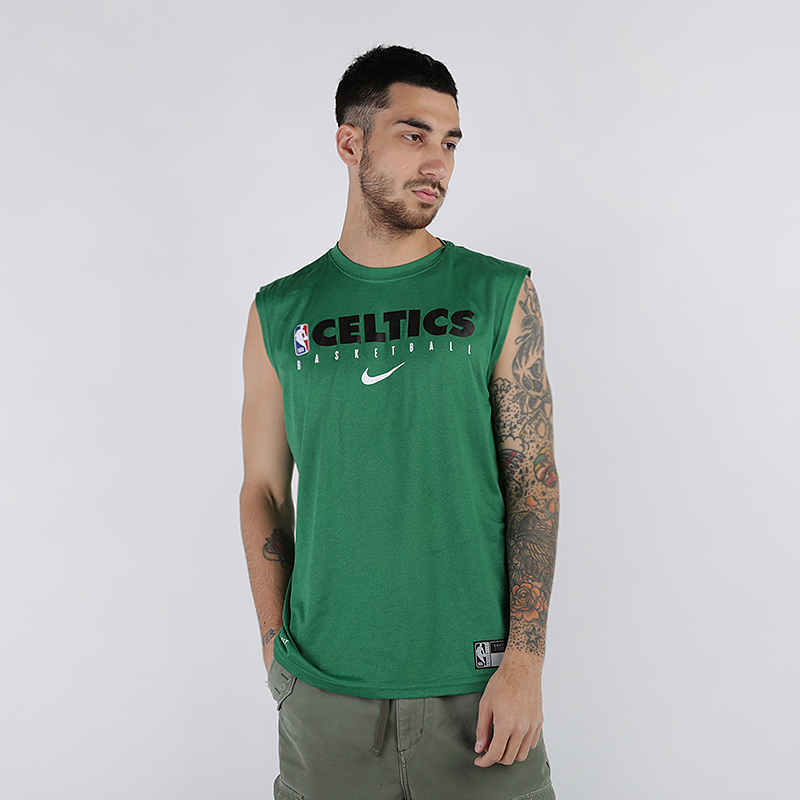 мужская зеленая майка Nike Boston Celtics AT0606-312 - цена, описание, фото 1