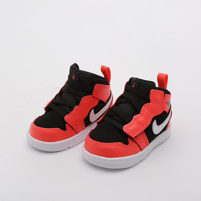 детские красные кроссовки Jordan 1 Mid  Alt (TD) AR6352-061 - цена, описание, фото 2