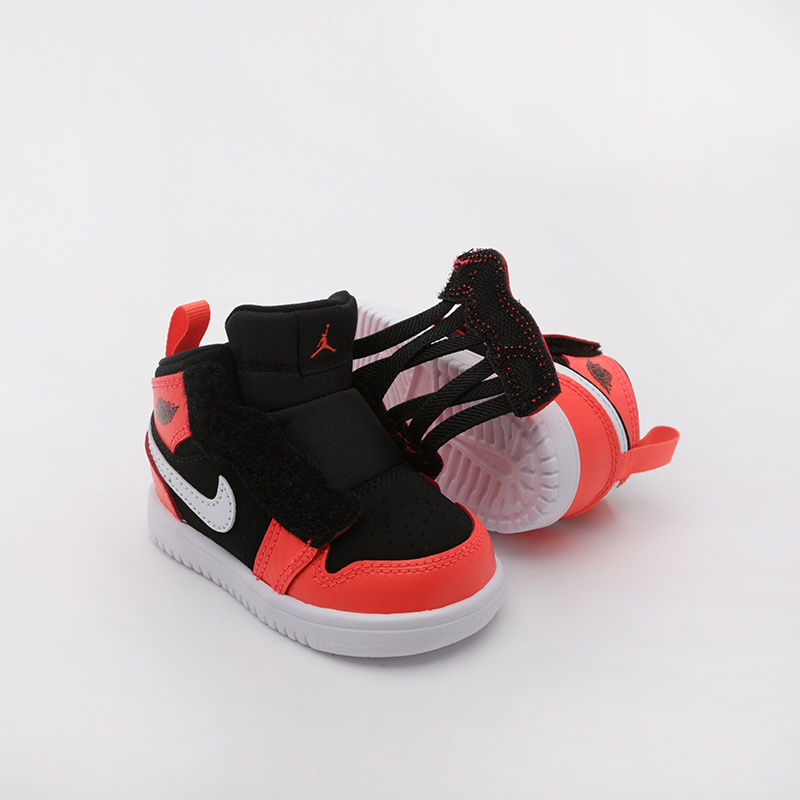 детские красные кроссовки Jordan 1 Mid  Alt (TD) AR6352-061 - цена, описание, фото 4