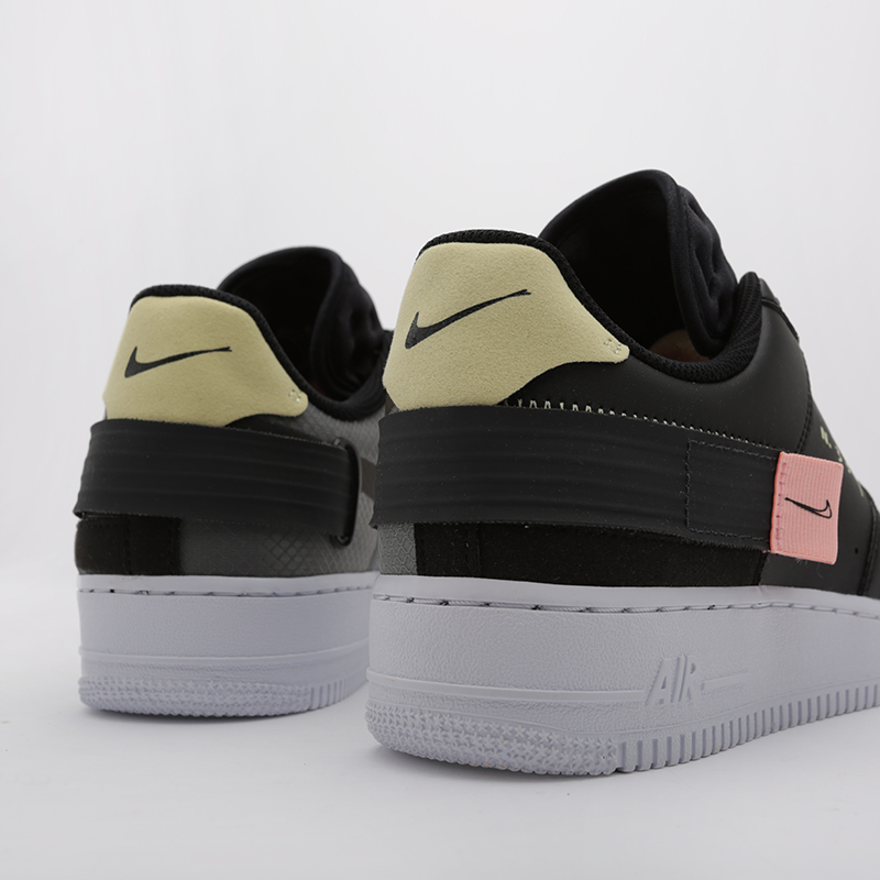 мужские черные кроссовки Nike Air Force 1-Type CI0054-001 - цена, описание, фото 4