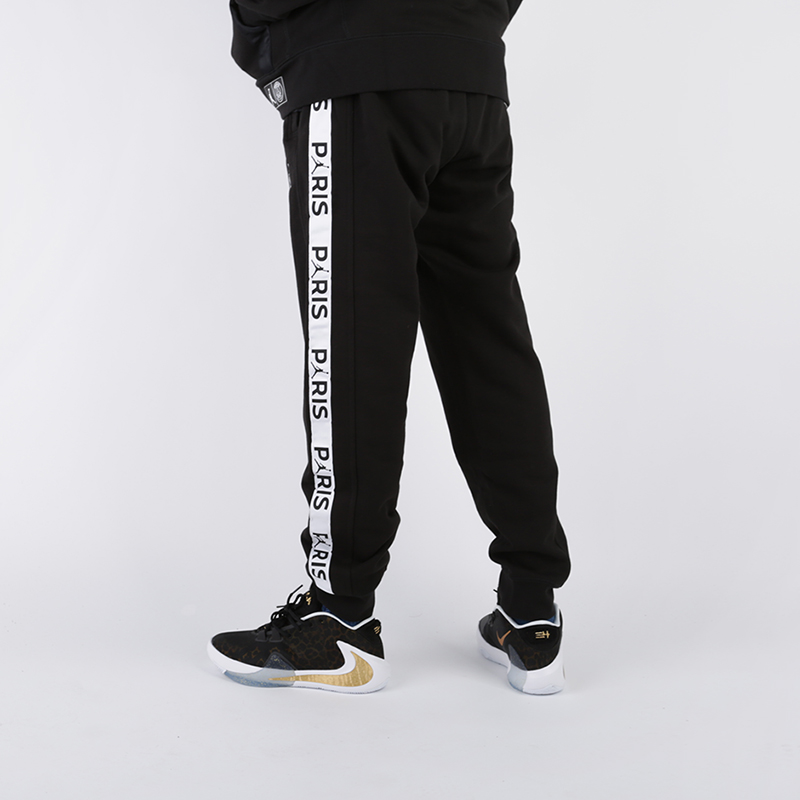 мужские черные брюки Jordan PSG Fleece Pant BQ8348-010 - цена, описание, фото 2