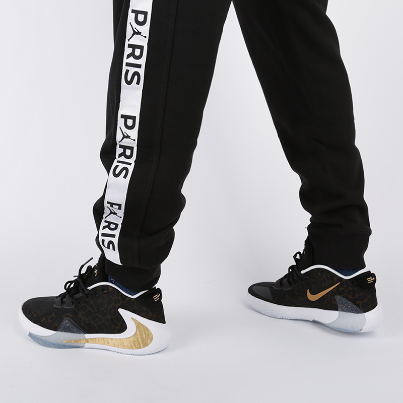 мужские черные брюки Jordan PSG Fleece Pant BQ8348-010 - цена, описание, фото 3