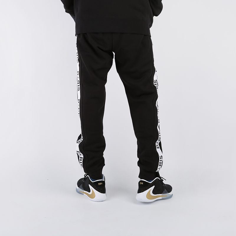 мужские черные брюки Jordan PSG Fleece Pant BQ8348-010 - цена, описание, фото 4