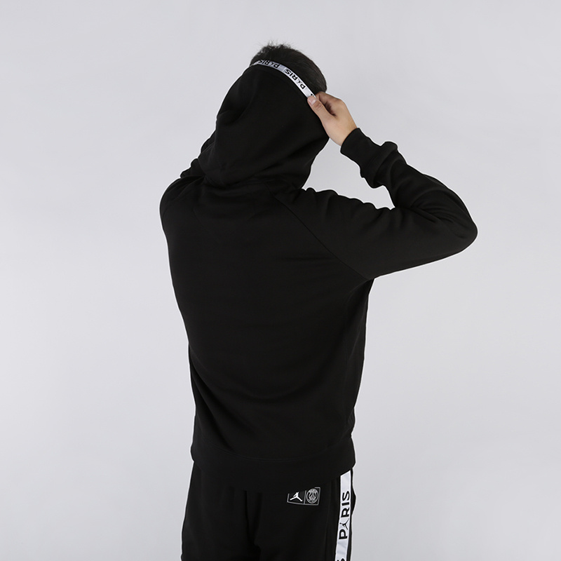 Мужская толстовка Jordan PSG Fleece Hoodie (BQ8346-010)  - цена, описание, фото 2