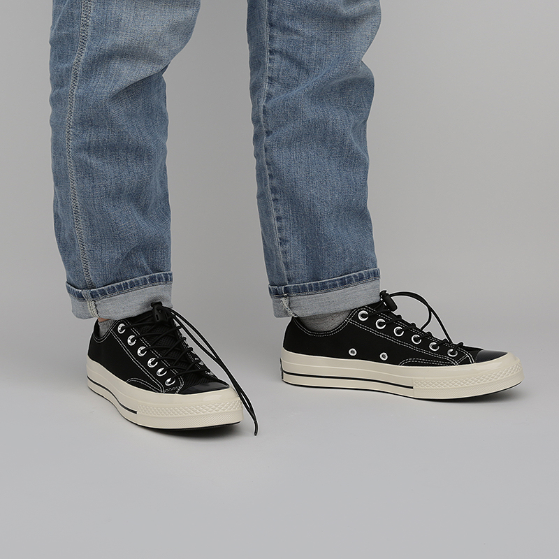  черные кроссовки Converse Chuck 70 OX 165471 - цена, описание, фото 6