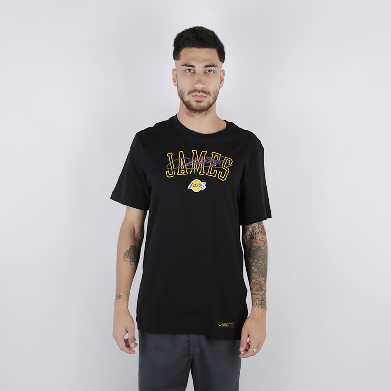 мужская черная футболка Nike LA Tee AT1380-010 - цена, описание, фото 1