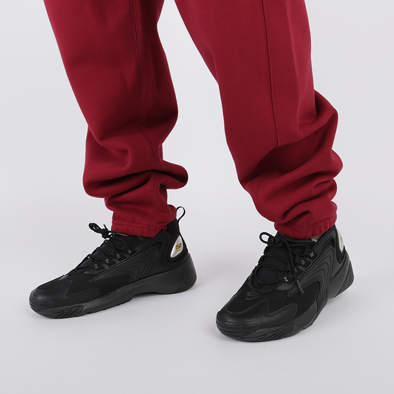мужские бордовые брюки Nike NRG Embroidered Swoosh CD6394-677 - цена, описание, фото 5