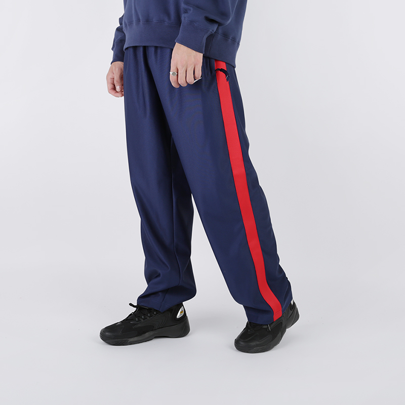 мужские синие брюки Nike NRG Solid Swoosh Stripe CD6383-410 - цена, описание, фото 1