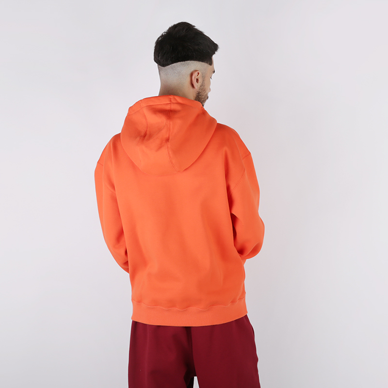 мужская оранжевая толстовка Nike NRG Embroidered Swoosh CD6393-891 - цена, описание, фото 3