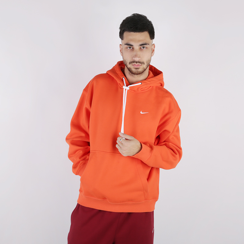 мужская оранжевая толстовка Nike NRG Embroidered Swoosh CD6393-891 - цена, описание, фото 1