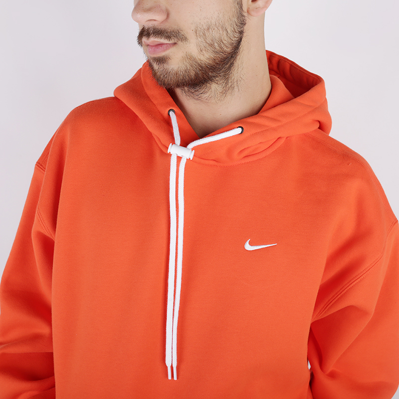 мужская оранжевая толстовка Nike NRG Embroidered Swoosh CD6393-891 - цена, описание, фото 4
