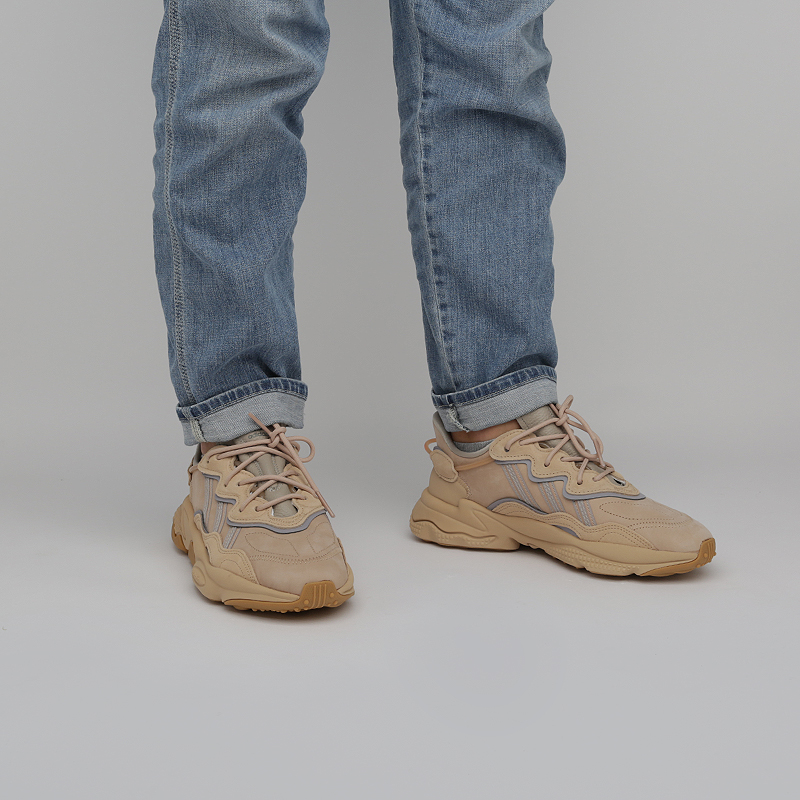 мужские бежевые кроссовки adidas Ozweego EE6462 - цена, описание, фото 8