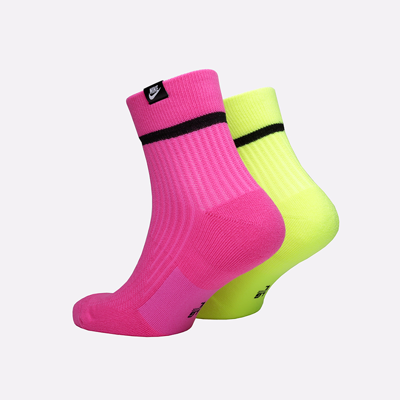 мужские салатовые носки Nike Sneakr Sox SK0206-909 - цена, описание, фото 2