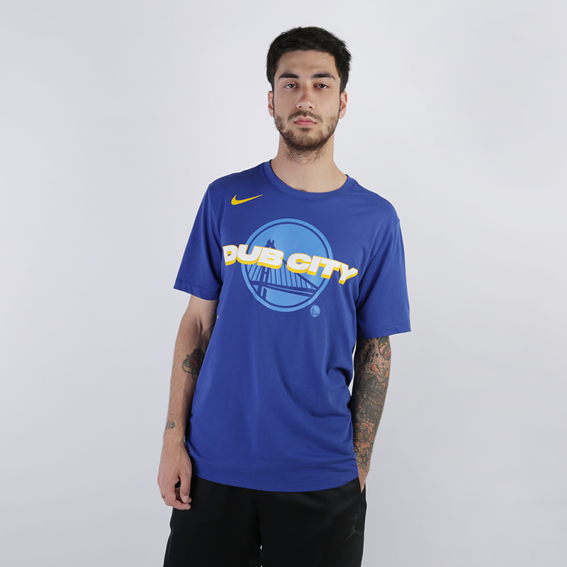 мужская синяя футболка Nike Golden State Warriors AT0804-495 - цена, описание, фото 1