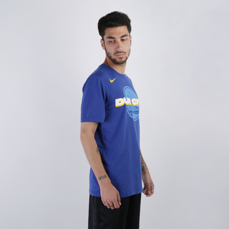мужская синяя футболка Nike Golden State Warriors AT0804-495 - цена, описание, фото 2