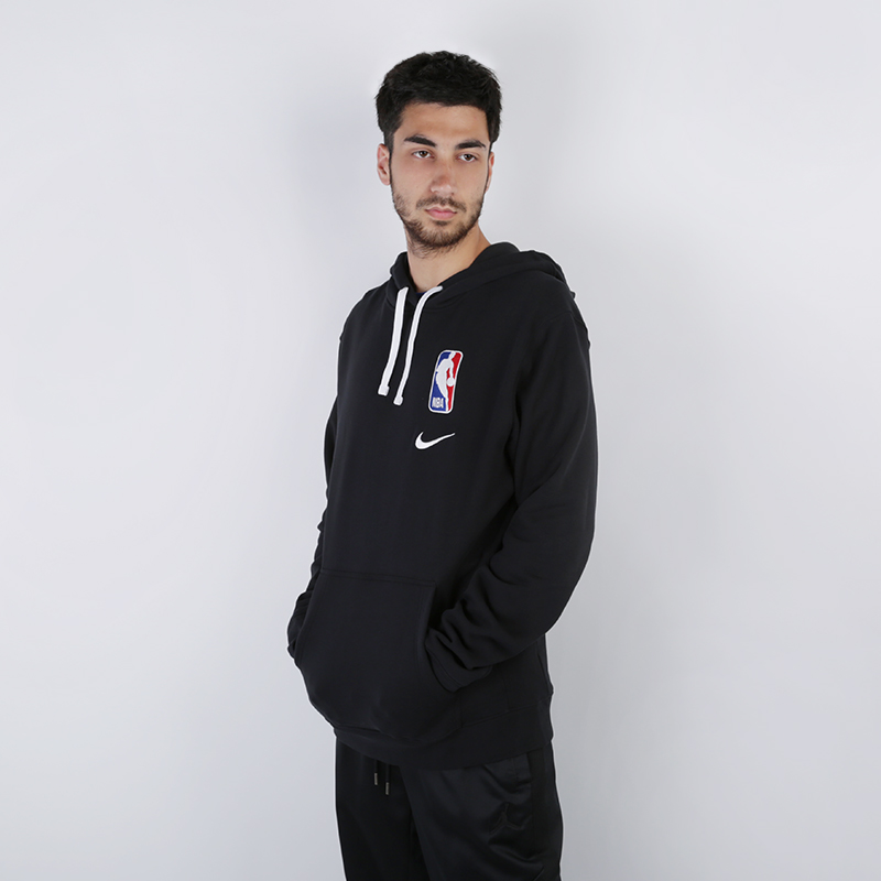 мужская черная толстовка Nike Hoodie PO Courtside CI1749-010 - цена, описание, фото 2