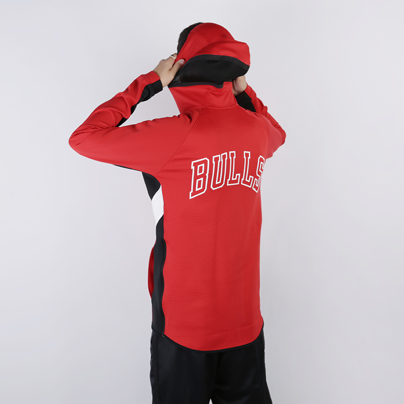 мужская красная толстовка Nike Chicago Bulls Therma Flex Showtime Zip Hoodie AT8452-657 - цена, описание, фото 3