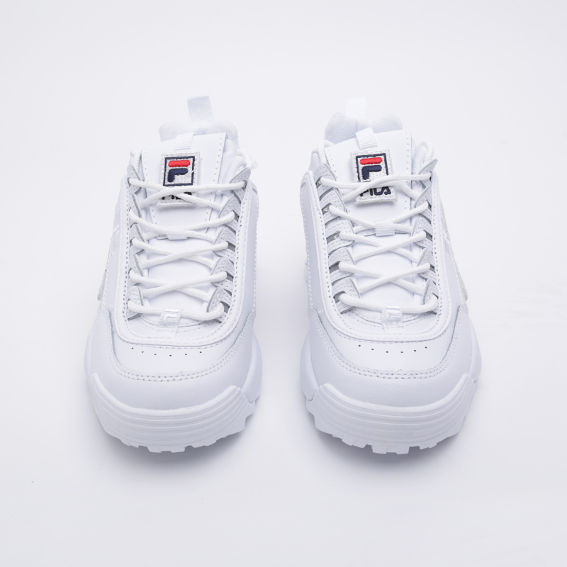 женские белые кроссовки Fila Disruptor 2 Patches 5FM00538-100 - цена, описание, фото 3