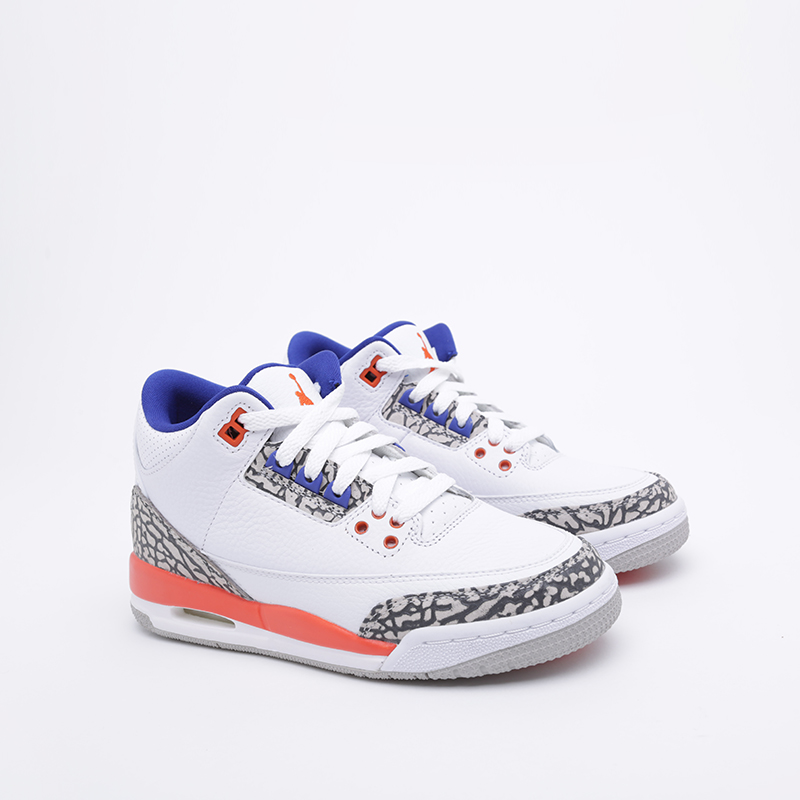 женские белые кроссовки Jordan 3 Retro (GS) 398614-148 - цена, описание, фото 1