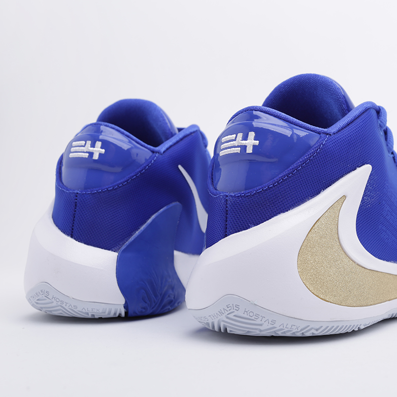 мужские синие баскетбольные кроссовки Nike Zoom Freak 1 BQ5422-400 - цена, описание, фото 5