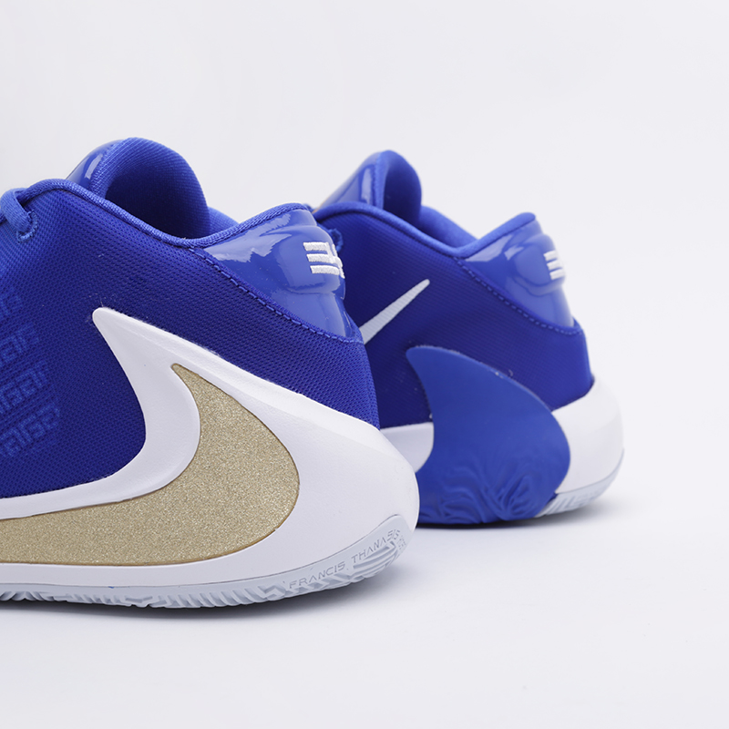 мужские синие баскетбольные кроссовки Nike Zoom Freak 1 BQ5422-400 - цена, описание, фото 6