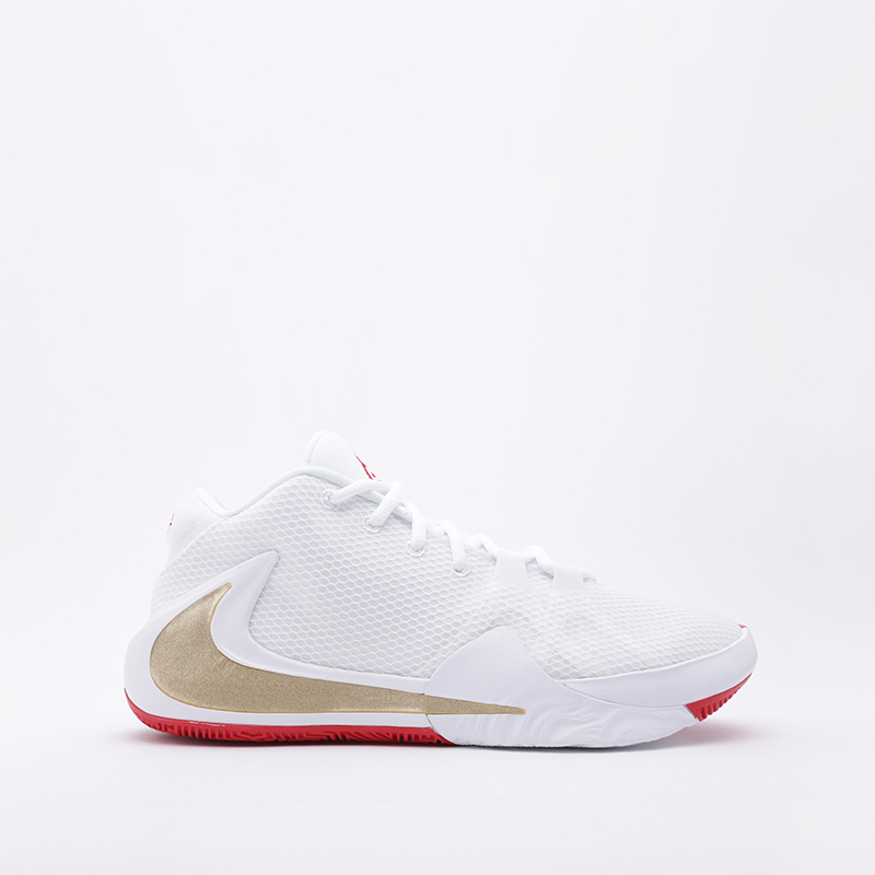 мужские белые баскетбольные кроссовки Nike Zoom Freak 1 BQ5422-100 - цена, описание, фото 2