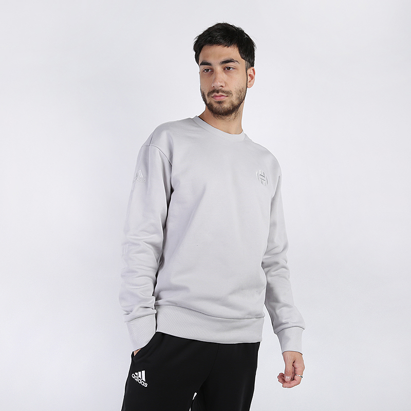 

Толстовка adidas, Серый, Harden Fle Crew
