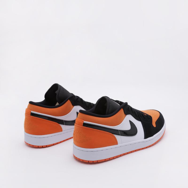 мужские оранжевые кроссовки Jordan 1 Low 553558-128 - цена, описание, фото 3