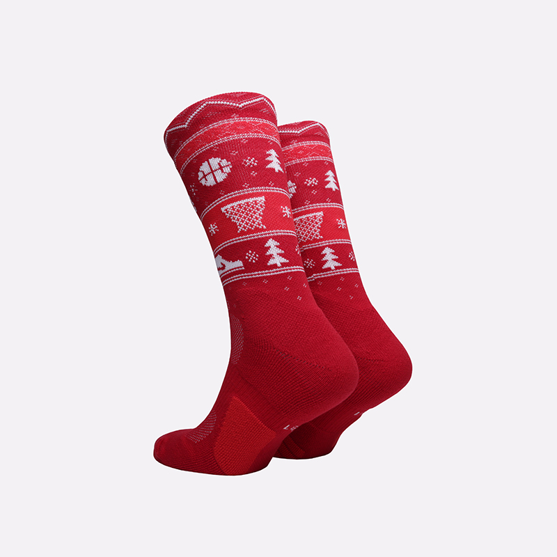 мужские красные носки Nike Elite Crew SX7866-687 - цена, описание, фото 2