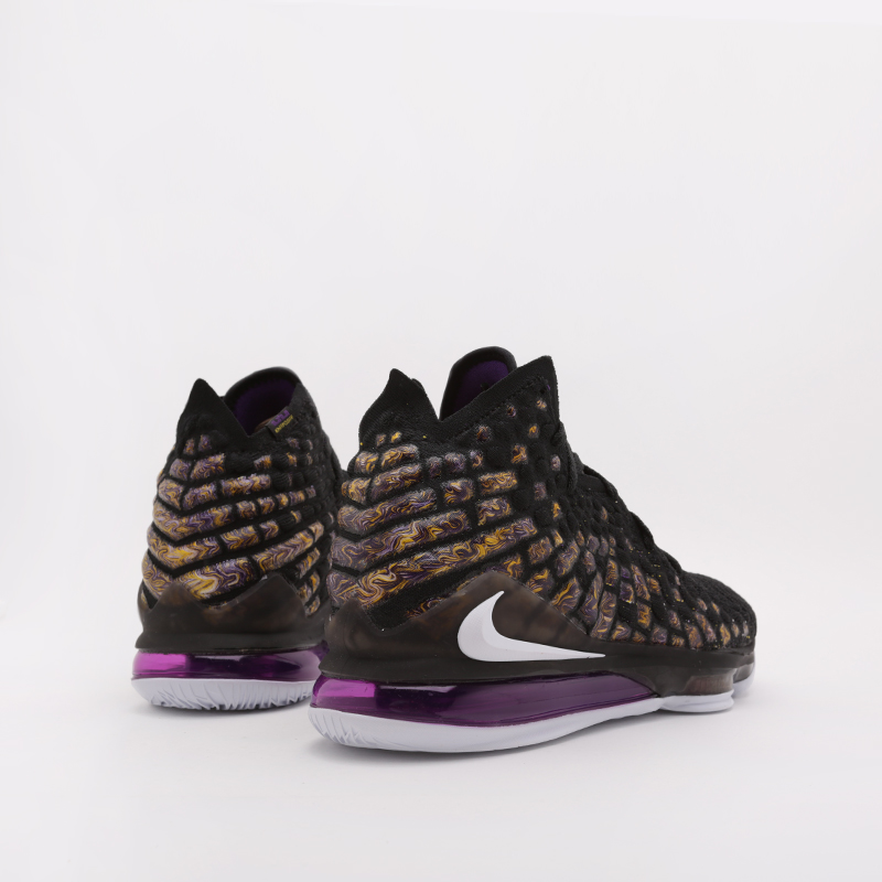 мужские черные баскетбольные кроссовки Nike Lebron XVII BQ3177-004 - цена, описание, фото 4