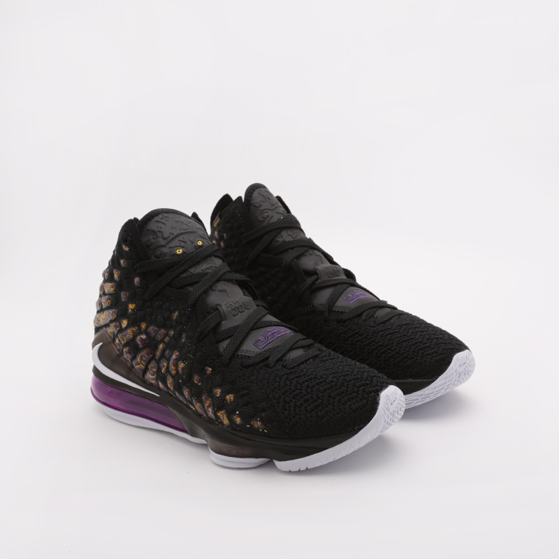 мужские черные баскетбольные кроссовки Nike Lebron XVII BQ3177-004 - цена, описание, фото 1