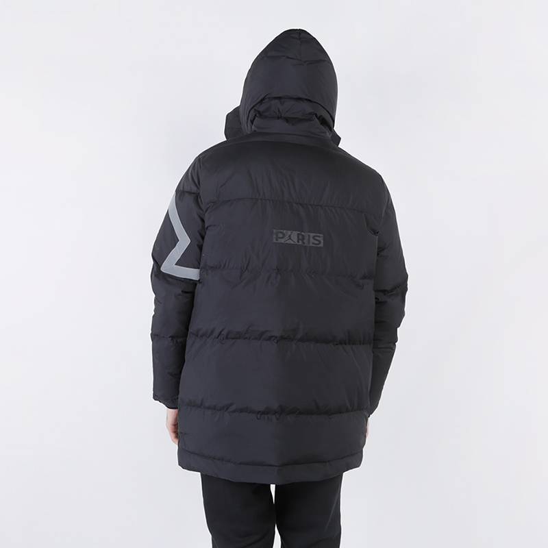 мужская черная куртка Jordan PSG Down Parka BQ8371-010 - цена, описание, фото 3