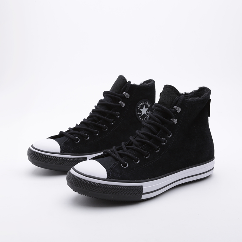  черные кроссовки Converse CTAS Winter Hi 165451 - цена, описание, фото 3