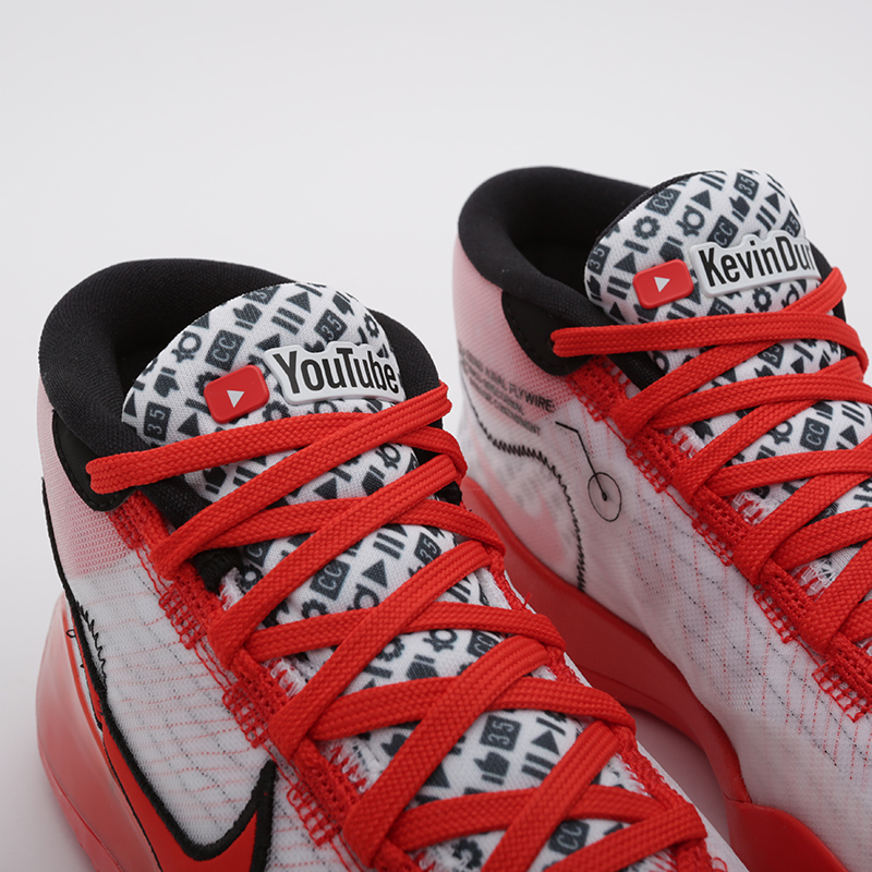  красные баскетбольные кроссовки Nike Zoom KD12 QS CQ7731-900 - цена, описание, фото 6