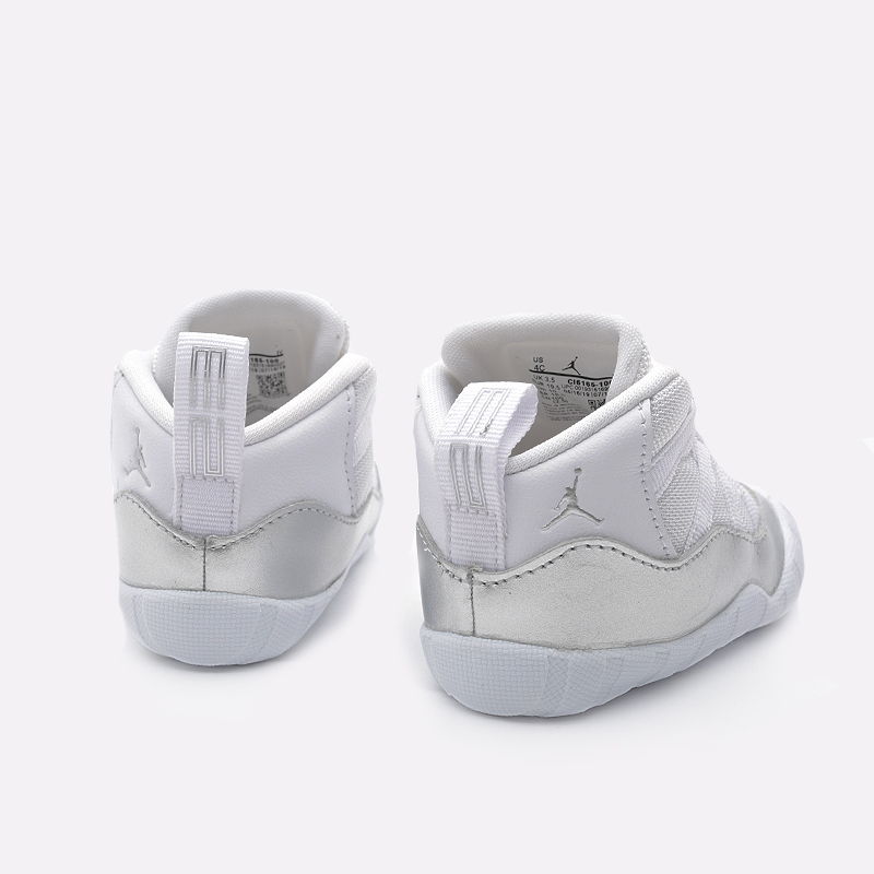 детские белые кроссовки Jordan 11 Crib Bootie CI6165-100 - цена, описание, фото 4