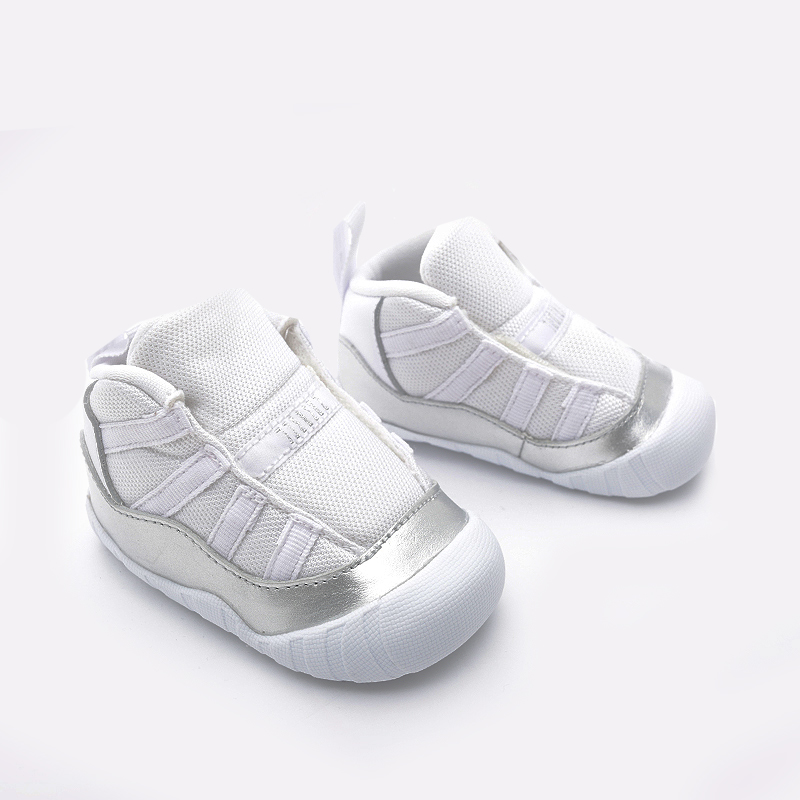 детские белые кроссовки Jordan 11 Crib Bootie CI6165-100 - цена, описание, фото 2