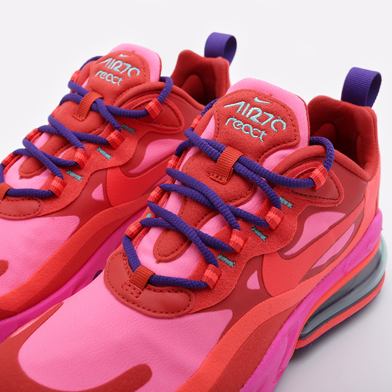 женские красные кроссовки Nike WMNS Air Max 270 React AT6174-600 - цена, описание, фото 5