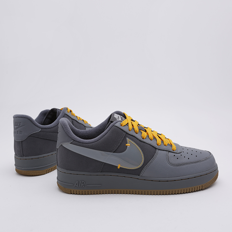 мужские серые кроссовки Nike Air Force 1 PRM CQ6367-001 - цена, описание, фото 2