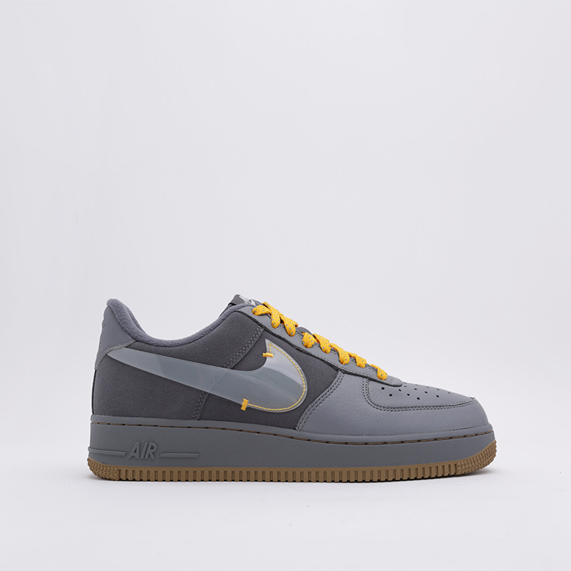 мужские серые кроссовки Nike Air Force 1 PRM CQ6367-001 - цена, описание, фото 1