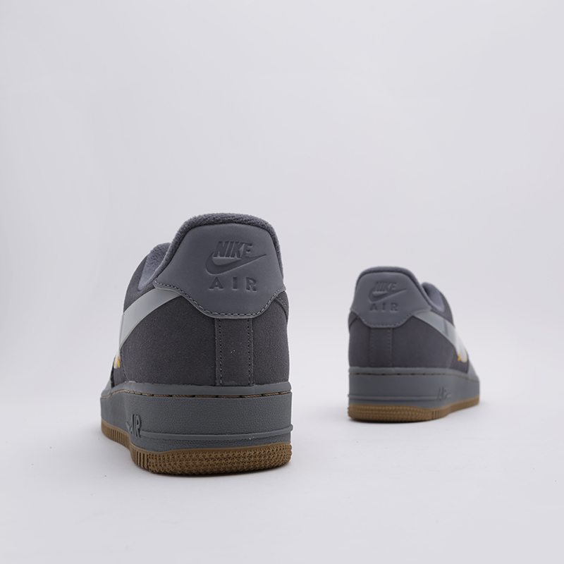 мужские серые кроссовки Nike Air Force 1 PRM CQ6367-001 - цена, описание, фото 7