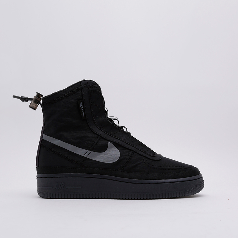 женские черные кроссовки Nike WMNS Air Force 1 Shell BQ6096-001 - цена, описание, фото 1