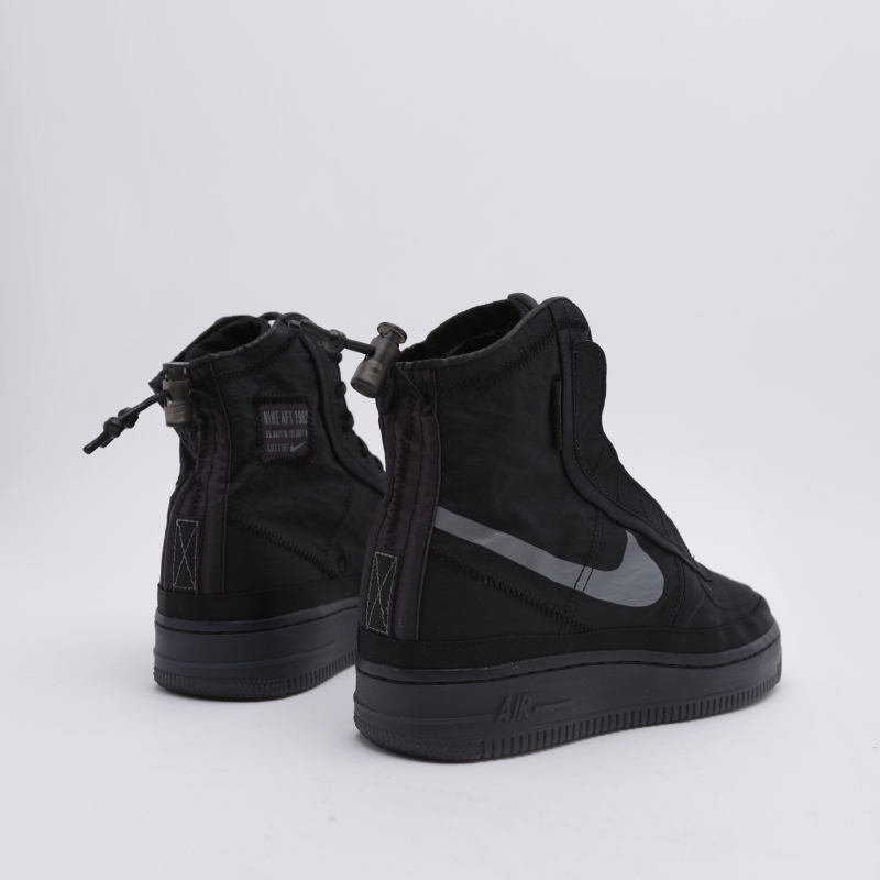 женские черные кроссовки Nike WMNS Air Force 1 Shell BQ6096-001 - цена, описание, фото 6