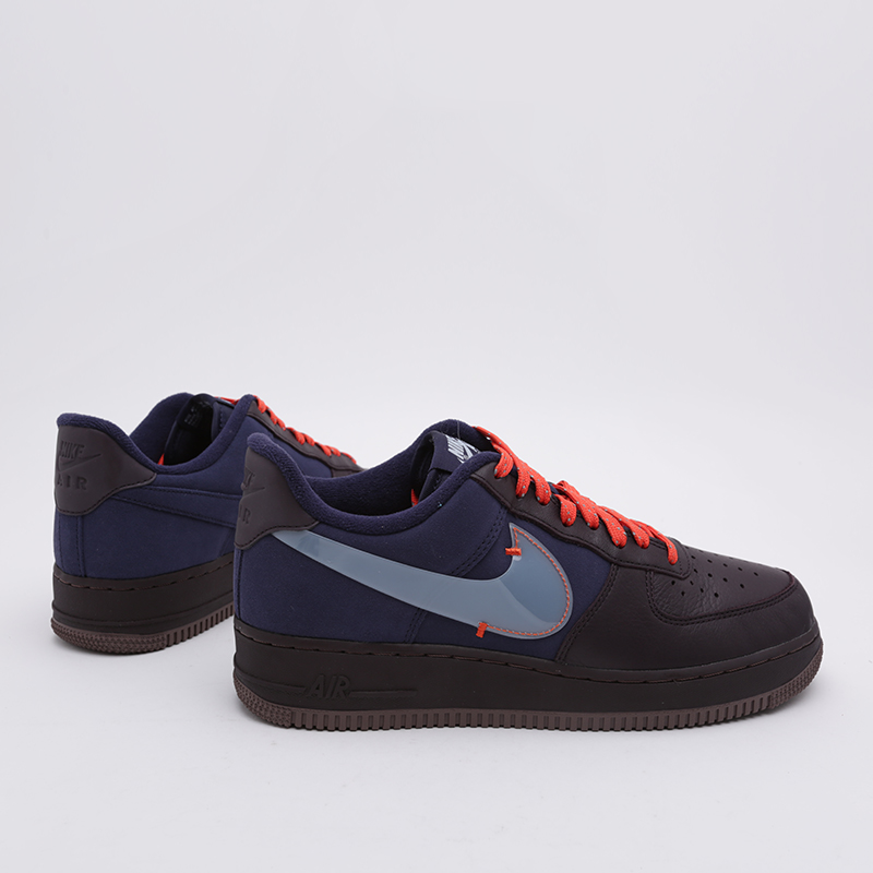 мужские синие кроссовки Nike Air Force 1 PRM CQ6367-600 - цена, описание, фото 2