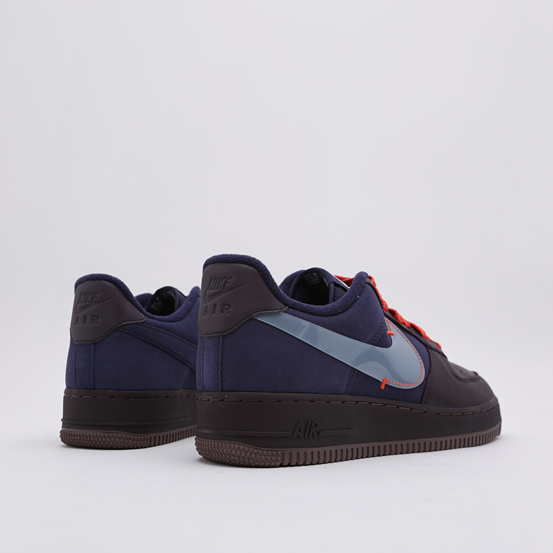 мужские синие кроссовки Nike Air Force 1 PRM CQ6367-600 - цена, описание, фото 8