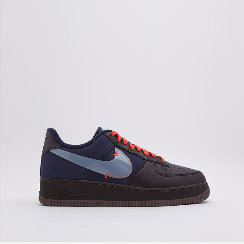 мужские синие кроссовки Nike Air Force 1 PRM CQ6367-600 - цена, описание, фото 1