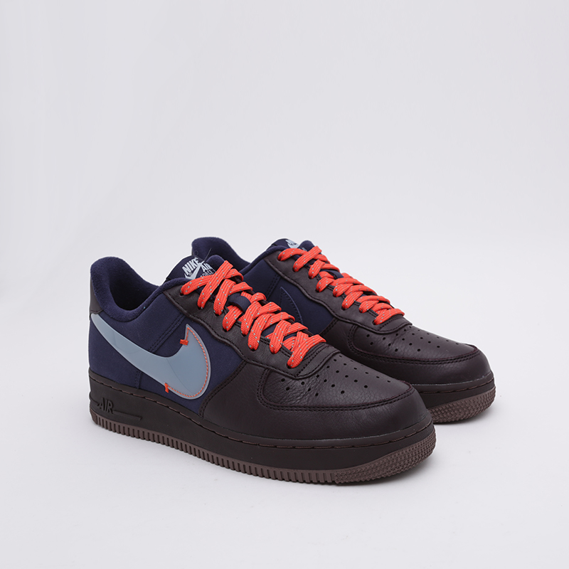 мужские синие кроссовки Nike Air Force 1 PRM CQ6367-600 - цена, описание, фото 4