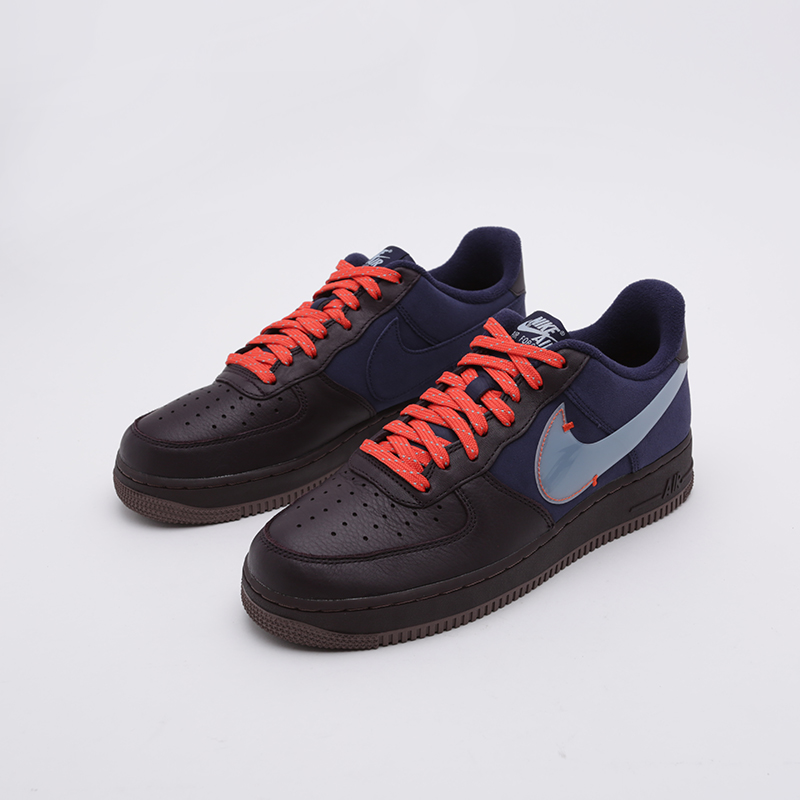 мужские синие кроссовки Nike Air Force 1 PRM CQ6367-600 - цена, описание, фото 5