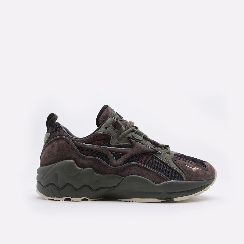 

Кроссовки Mizuno, Коричневый;зеленый, Wave Rider 1